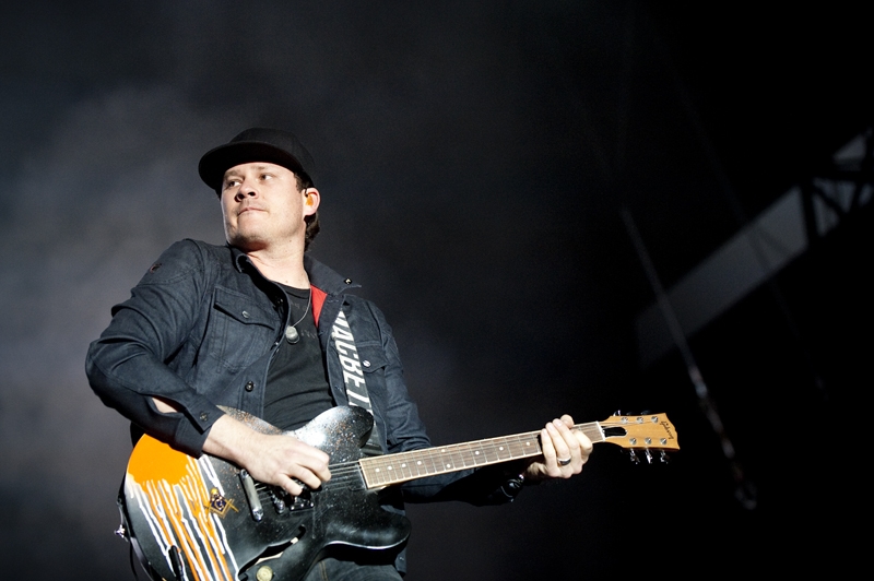 Blink 182 – Comeback in alter Form, gesehen 2012 – Tom an der Gitarre.