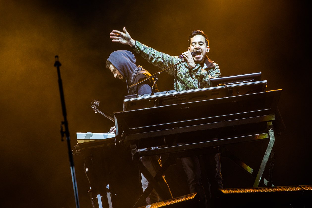 Linkin Park – Headliner am Samstag in Scheeßel. – Mike Shinoda am Mic.