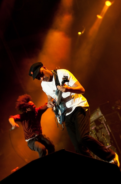 Rage Against The Machine – RATM als Headliner bei Rock Am Ring 2010 – Zack De La Rocha und Tom Morello.