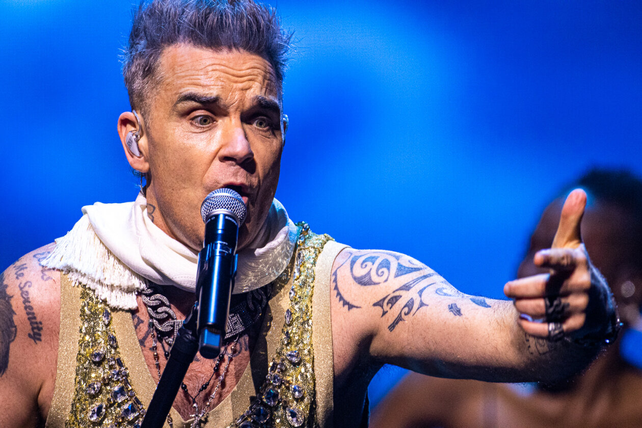 Pop-Spektakel in der Hauptstadt: Der britische Popstar begeistert seine Fans. – Robbie Williams.