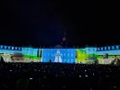 Spektakuläre Show vor dem Karlsruher Schloss beim einzigen Deutschland-Konzert in diesem Jahr., Karlsruhe, Schlossplatz, 2023 | © laut.de (Fotograf: Dominik Kautz)