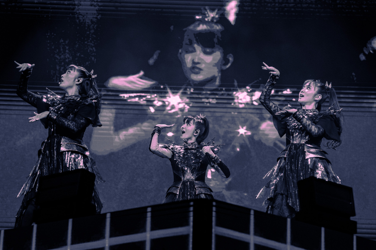 Metalheads und Anime-Fans feiern die Japanerinnen in der Hauptstadt. – Babymetal.