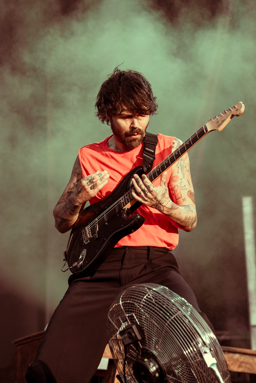 Pathos und Pogo: eines der intensivsten Sets des Festivals. – Biffy Clyro.