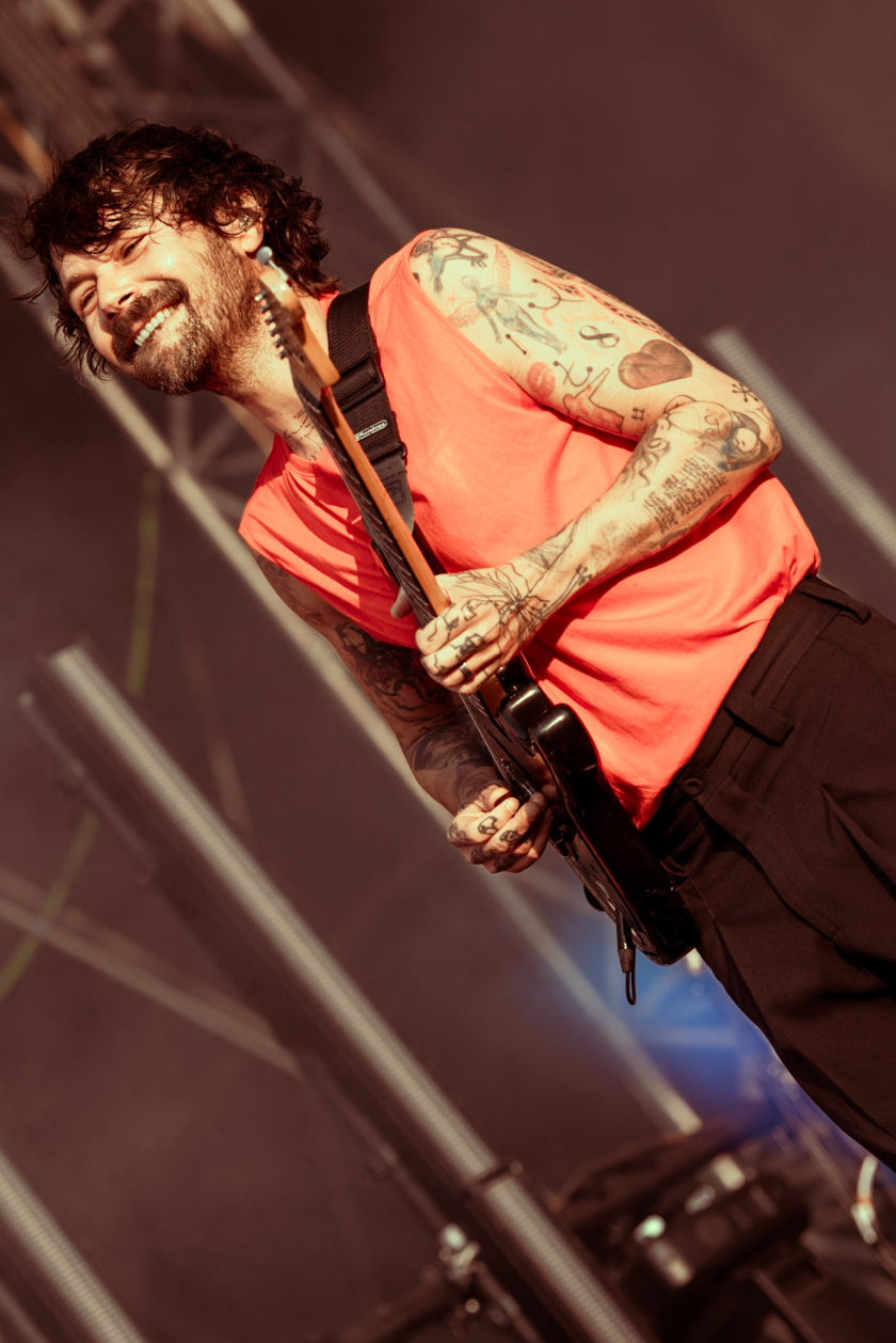 Pathos und Pogo: eines der intensivsten Sets des Festivals. – Biffy Clyro.
