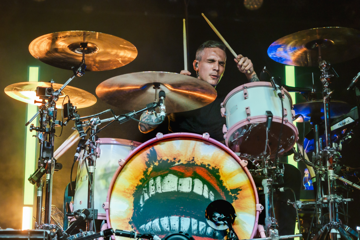 80 Minuten totale Euphorie im kleinen Rahmen: Die Kanadier auf "Billy Talent II"-Jubiläumstour. – Jordan Hastings.