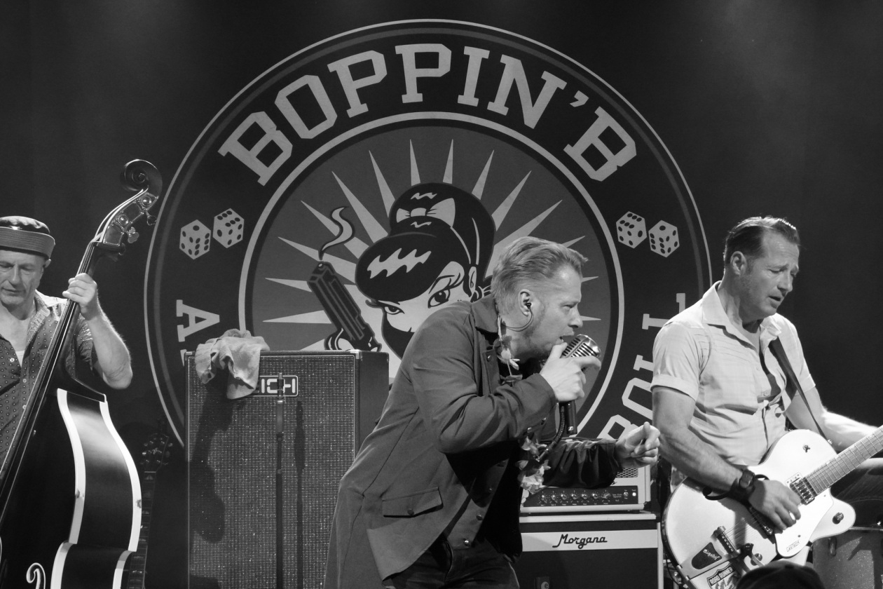 Viel Spielfreude und Energie: die R’n’R/Rockabilly-Institution aus Aschaffenburg. – Boppin' B.