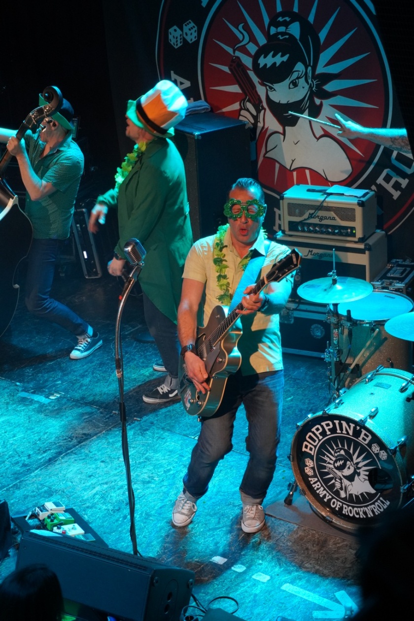 Viel Spielfreude und Energie: die R’n’R/Rockabilly-Institution aus Aschaffenburg. – Boppin' B.