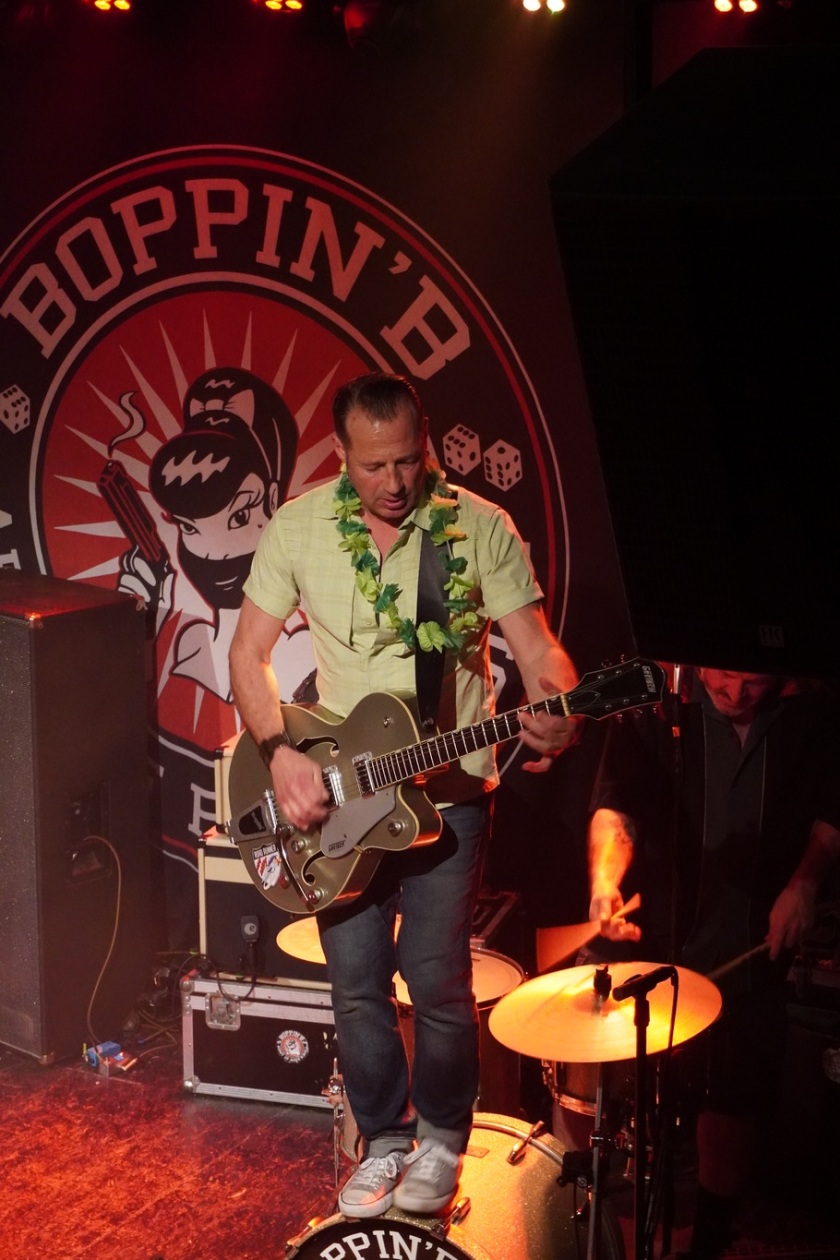 Viel Spielfreude und Energie: die R’n’R/Rockabilly-Institution aus Aschaffenburg. – Boppin' B.