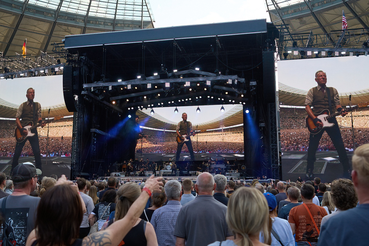 Der Boss beim ersten Tourstopp in Deutschland im Rahmen seiner Europatour. – Bruce Springsteen.