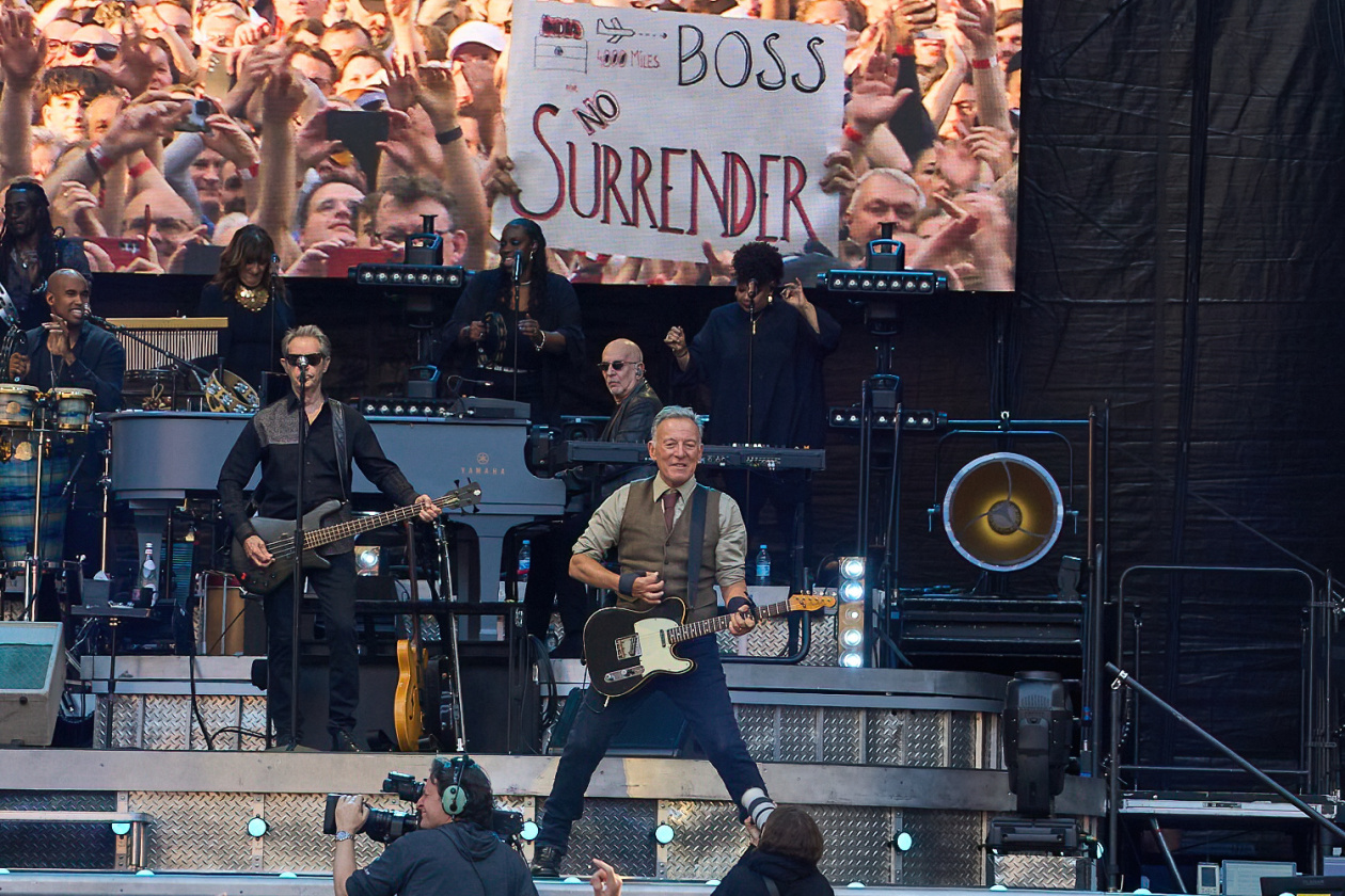 Der Boss beim ersten Tourstopp in Deutschland im Rahmen seiner Europatour. – Bruce Springsteen.