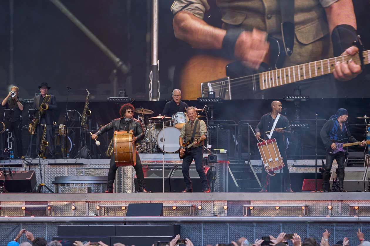 Der Boss beim ersten Tourstopp in Deutschland im Rahmen seiner Europatour. – Bruce Springsteen.