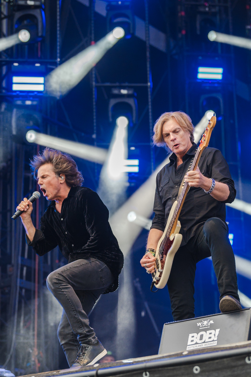 Die Schweden sorgten mit Tracks wie "The Final Countdown" für eine riesige Open-Air-Party. – Europe.