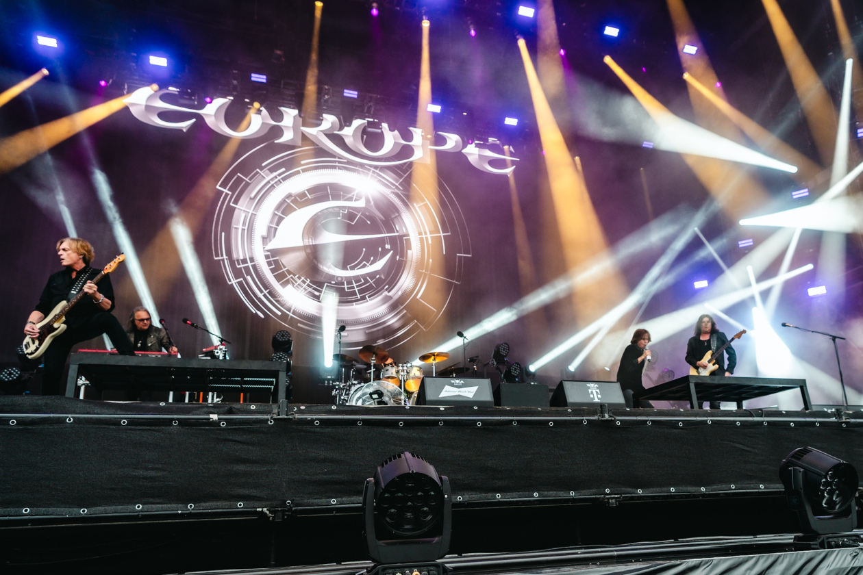 Die Schweden sorgten mit Tracks wie "The Final Countdown" für eine riesige Open-Air-Party. – Europe.
