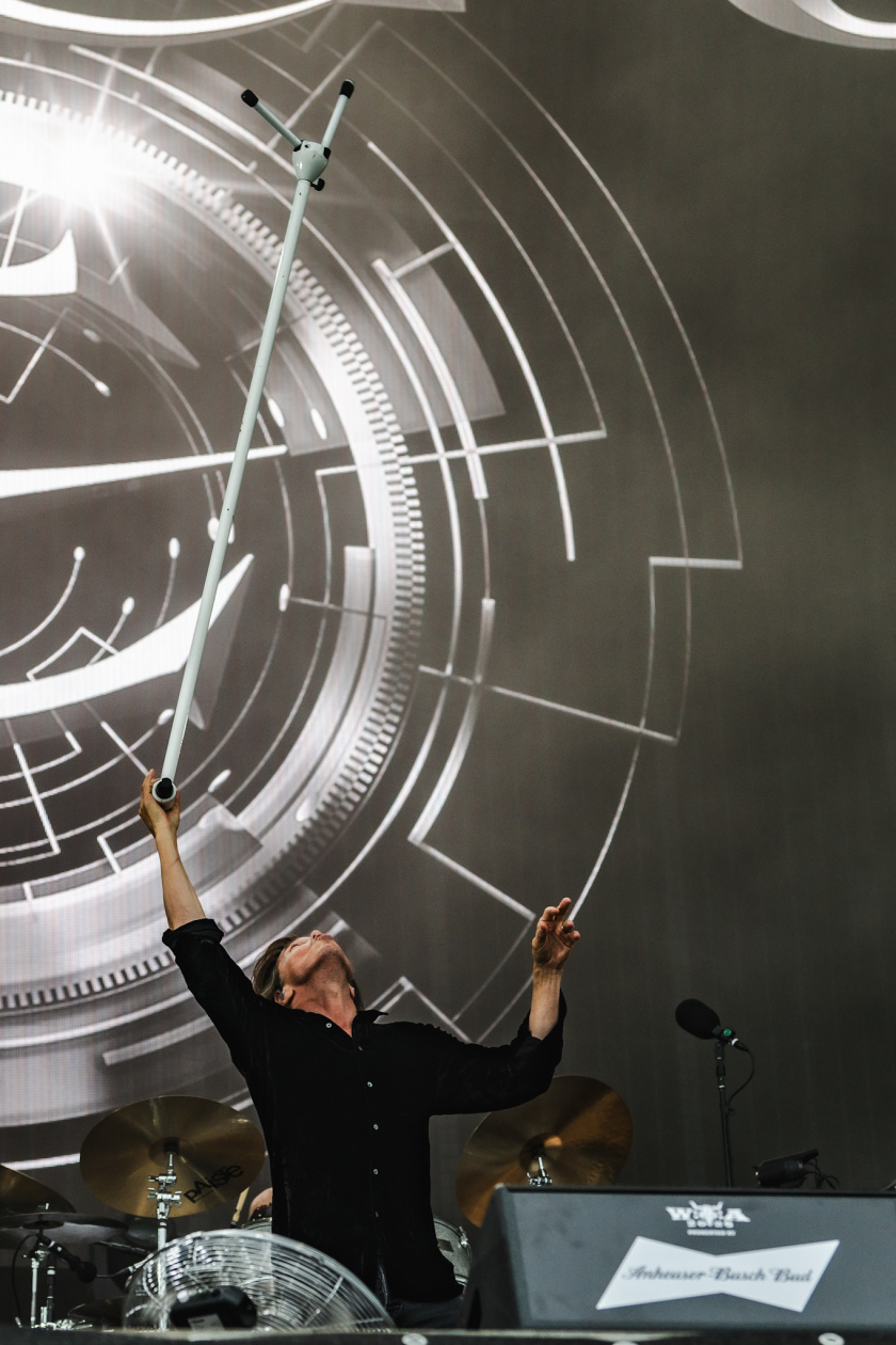 Die Schweden sorgten mit Tracks wie "The Final Countdown" für eine riesige Open-Air-Party. – Europe.