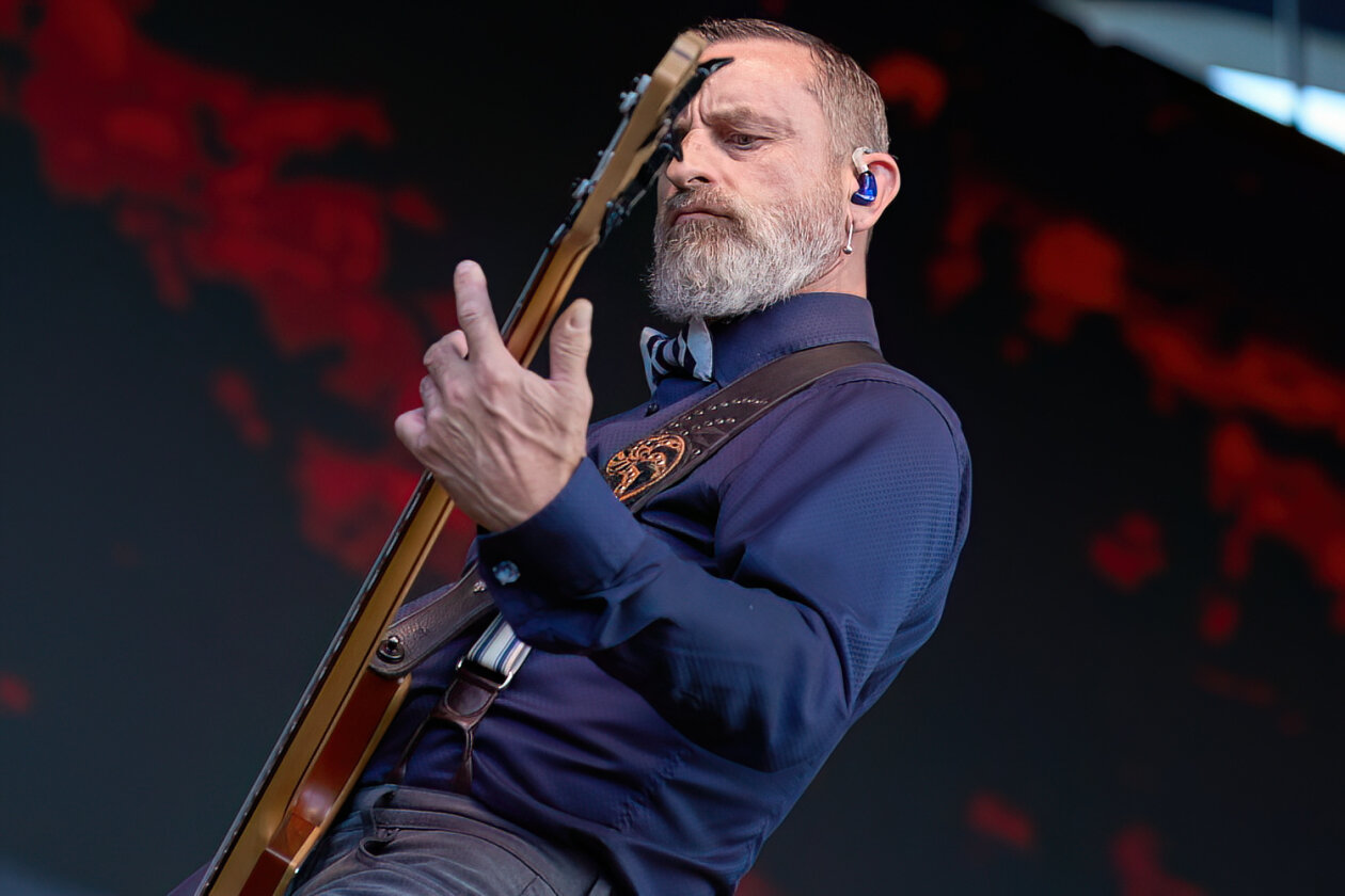 Progressive-Legenden on tour: Maynard James Keenan, Adam Jones, Danny Carey und Justin Chancellor in Europa. – Justin Chancellor.