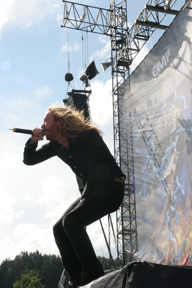 Die Schweden gehen sich auf der Bühne weitgehend aus dem Weg. – 