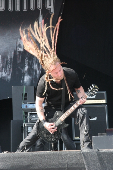 Die Schweden gehen sich auf der Bühne weitgehend aus dem Weg. – 