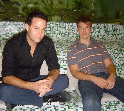 Rick und Tom beim Interview.