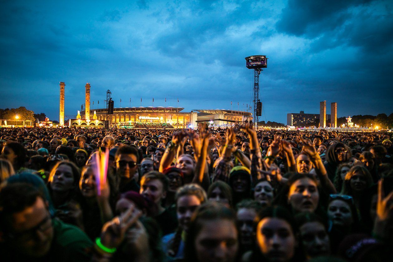 Das Festival mit Ufo361, Bausa, Billie Eilish, Casper/Marteria, Twenty One Pilots u.v.a. – Abendstimmung.