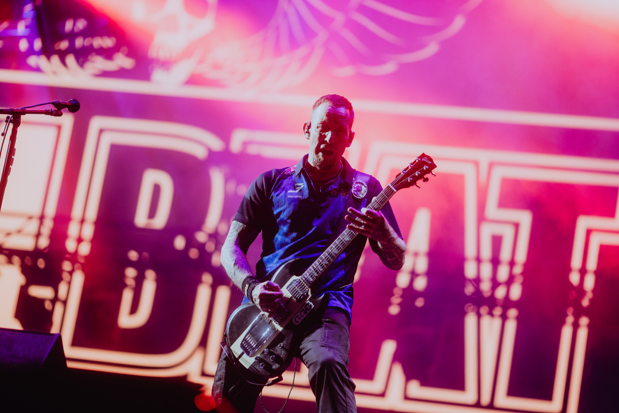 90.000 Fans und das Gelände ist brechend voll:  Volbeat, Electric Callboy, Papa Roach, Marteria, Within Temptation, Mastodon u.v.a. – Volbeat.