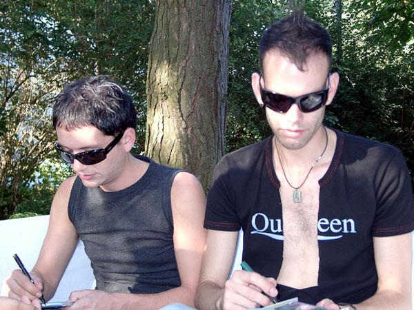 Brian Molko und Stefan Osdal.