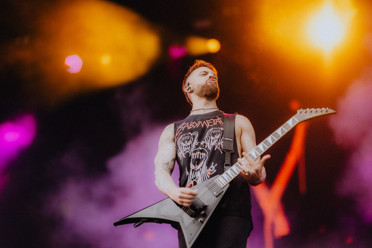 Trotz Matschwetter freuen sich 90.000 Fans auf die kommenden Tage in der Eifel. – Bullet For My  Valentine.