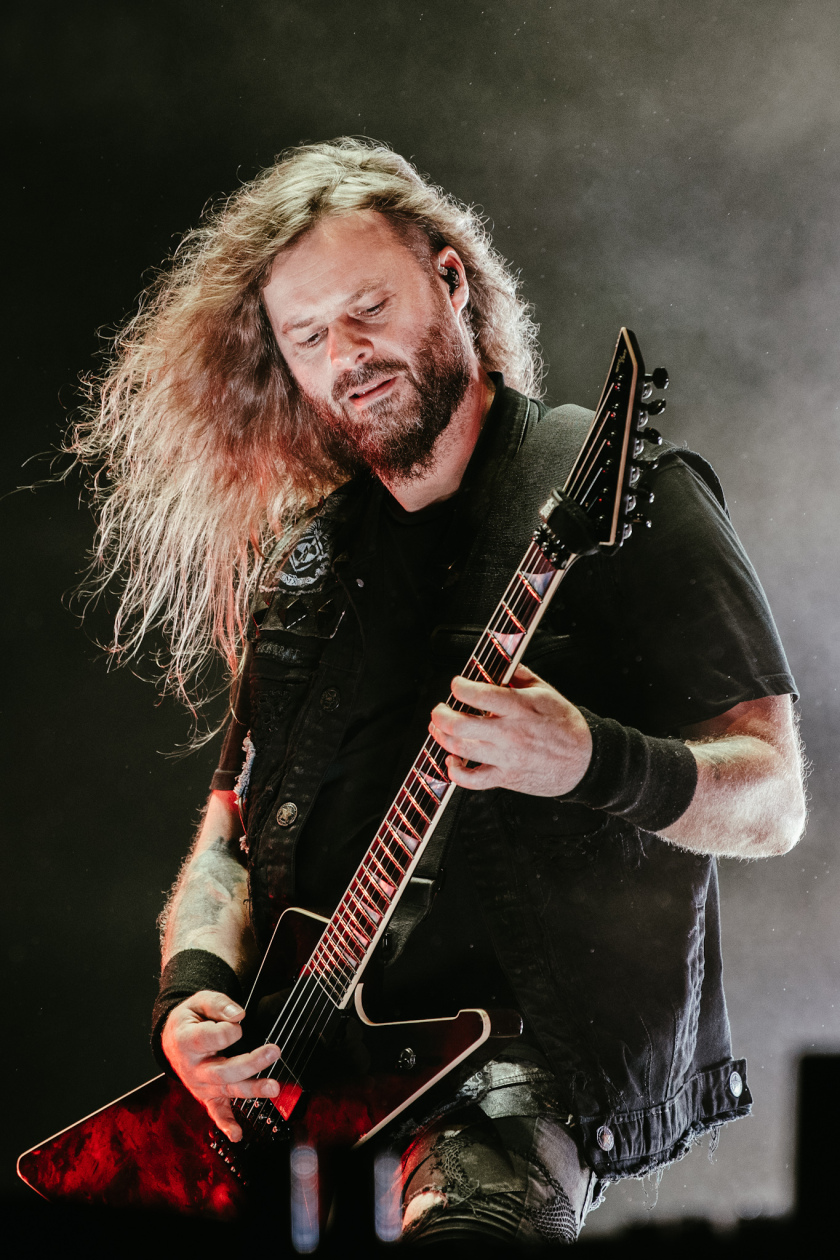 Galerie, Teil zwei: Und weiter gehts auf dem Acker mit Papa Roach, Dimmu Borgir, Fear Factory u.v.a.! – Machine Head.