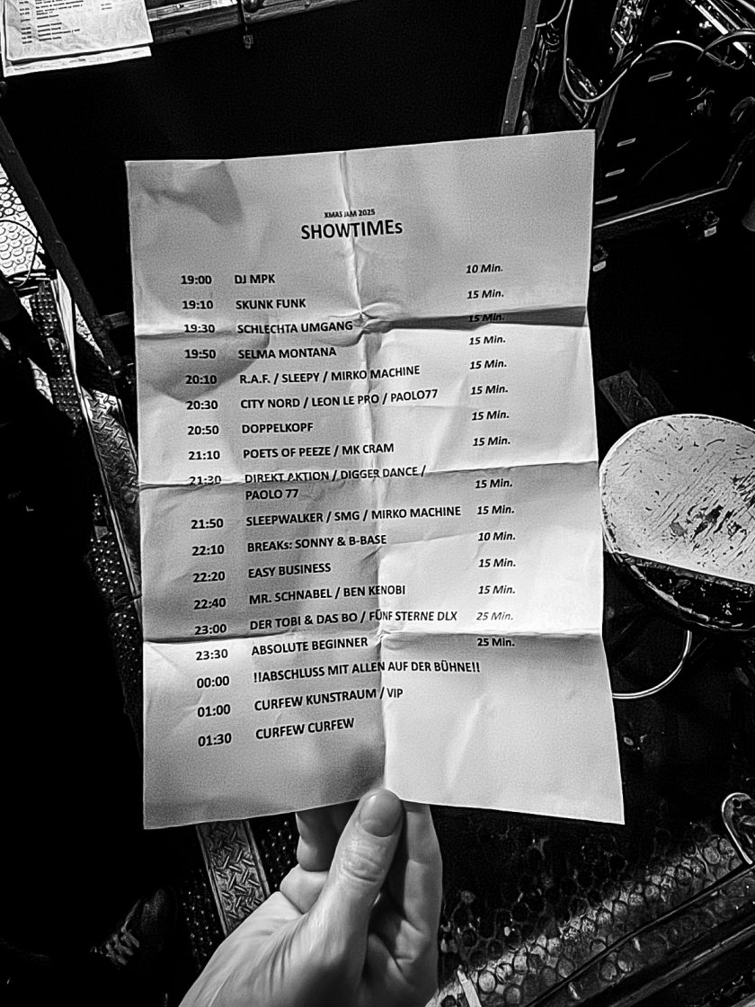 Hip Hop-Nostalgie pur mit Absolute Beginner, Der Tobi Und Das Bo, Doppelkopf, Easy Business u.v.a. – Line-up.