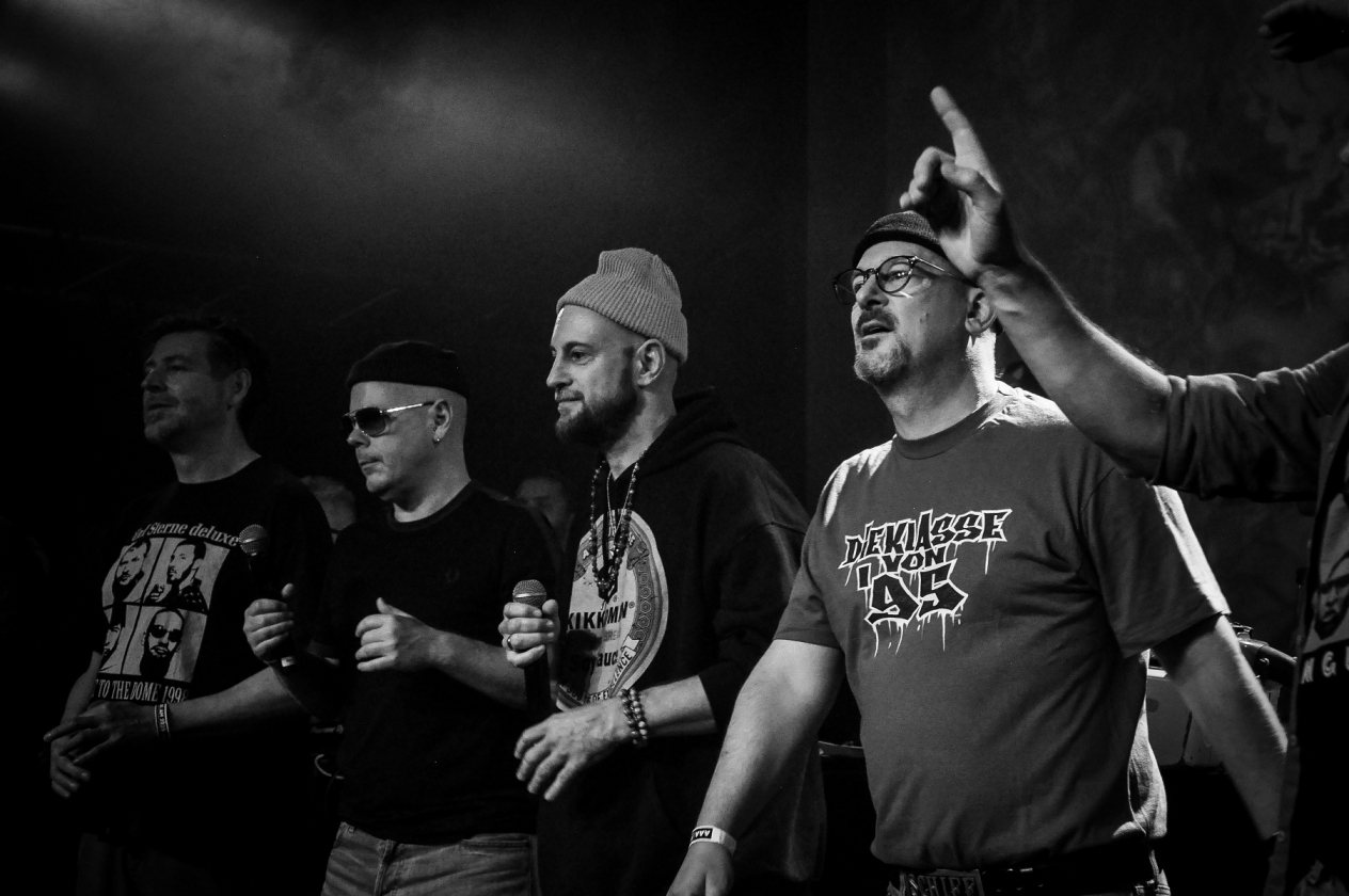 Hip Hop-Nostalgie pur mit Absolute Beginner, Der Tobi Und Das Bo, Doppelkopf, Easy Business u.v.a. – The old days are back again.