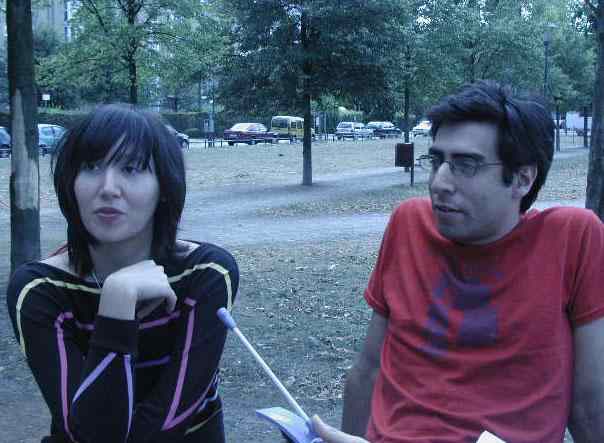 Karen O. und Brian Chase.