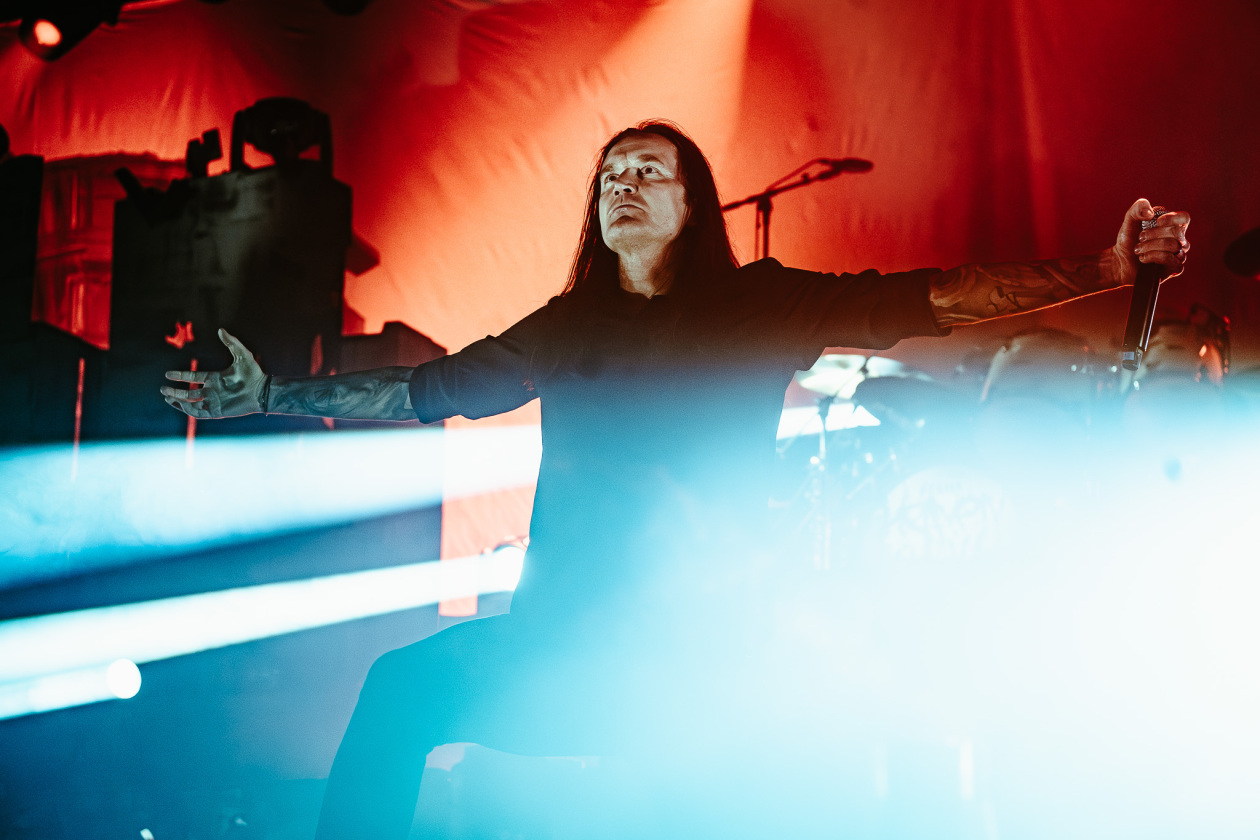 Heaven Shall Burn – Metalcore/Melodic Death Metal pur: Sänger Marcus Bischoff und Band live. – Marcus Bischoff.