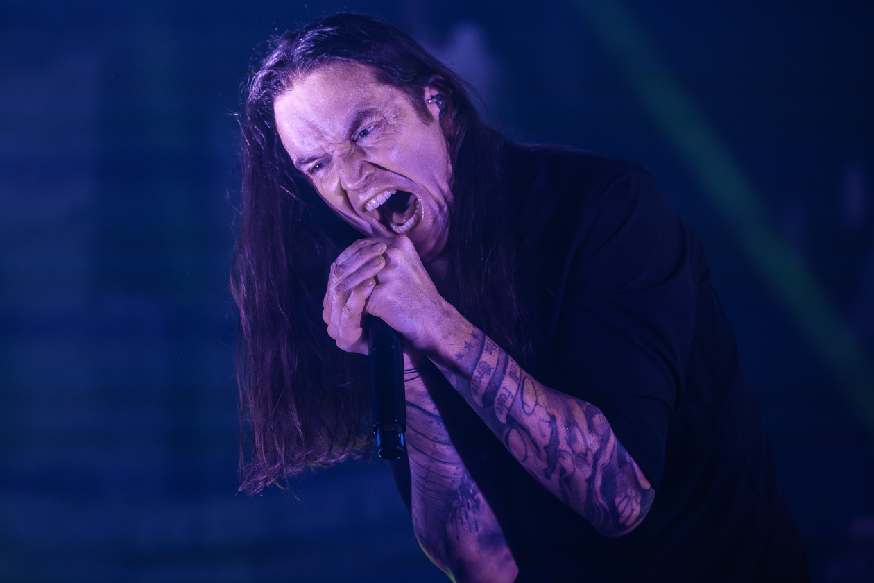 Heaven Shall Burn – Metalcore/Melodic Death Metal pur: Sänger Marcus Bischoff und Band live. – Marcus Bischoff.