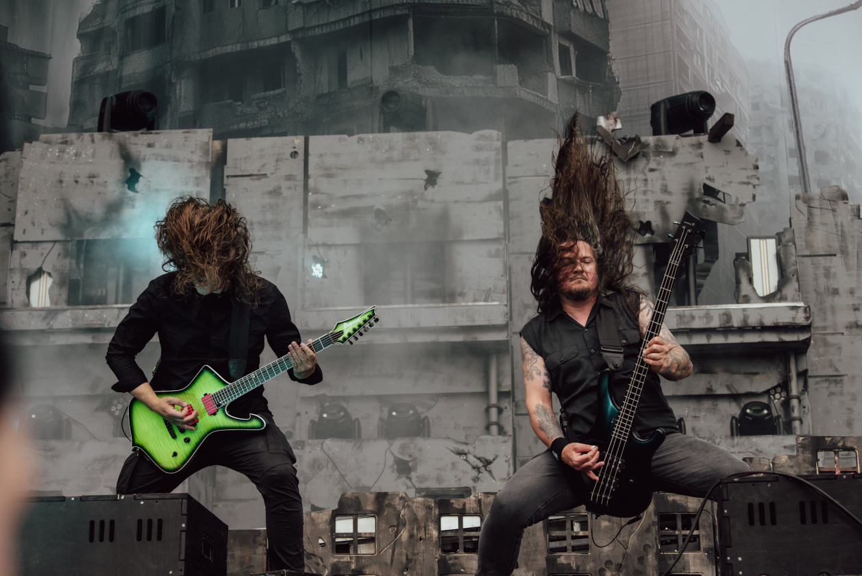 Abriss mit den deutschen Metalcore-Größen. – Heaven Shall Burn.