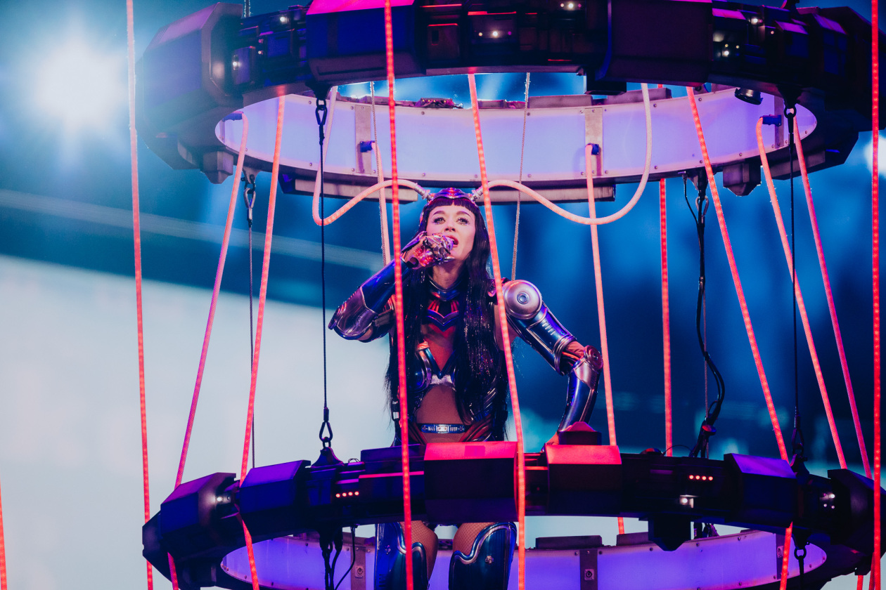 Der kalifornische Popstar landet auf "The Lifetimes Tour" in Berlin. – Katy Perry.