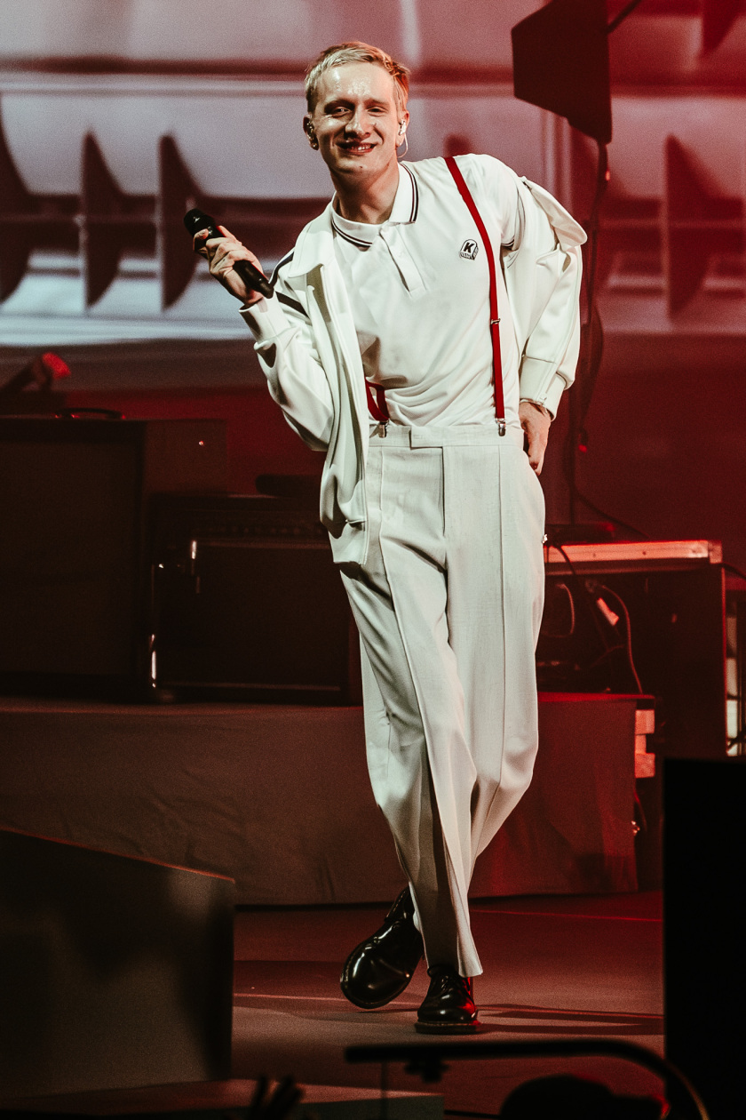 Gastspiel in der Hauptstadt: Kraftklub mit Tokio Hotel, Domiziana und Blond live. – Felix Brummer.