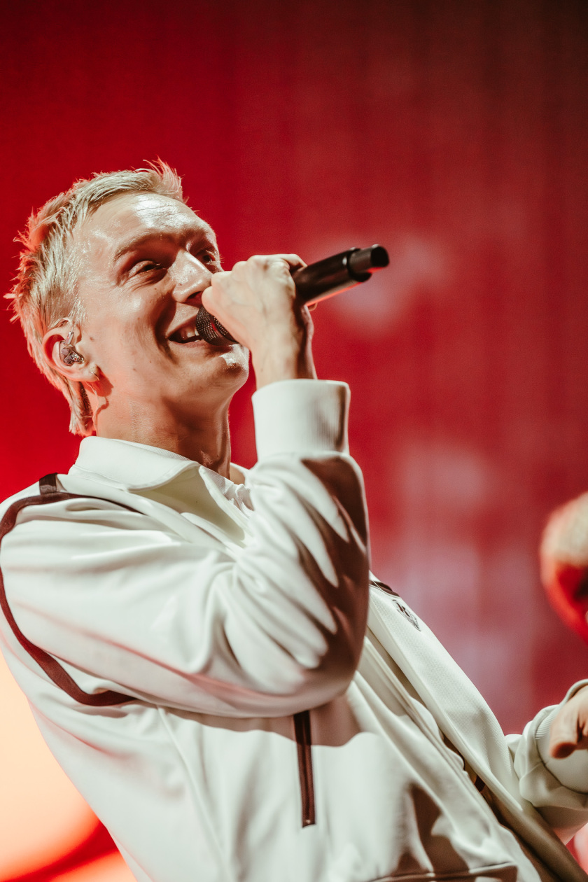 Gastspiel in der Hauptstadt: Kraftklub mit Tokio Hotel, Domiziana und Blond live. – Felix Brummer.