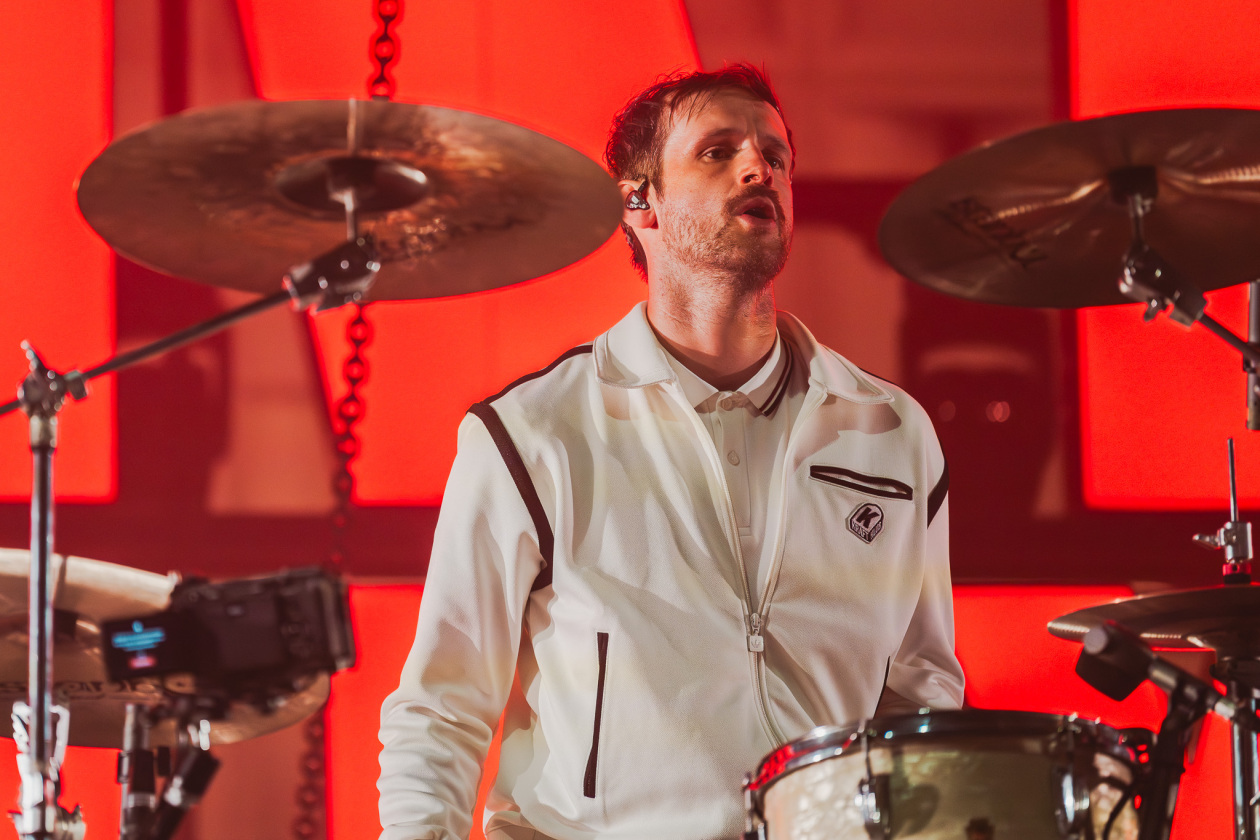 Gastspiel in der Hauptstadt: Kraftklub mit Tokio Hotel, Domiziana und Blond live. – Max Marschk.