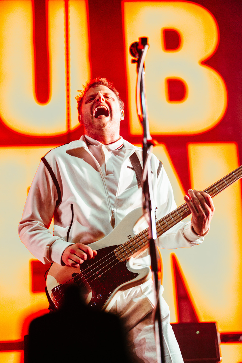 Gastspiel in der Hauptstadt: Kraftklub mit Tokio Hotel, Domiziana und Blond live. – Till Brummer.