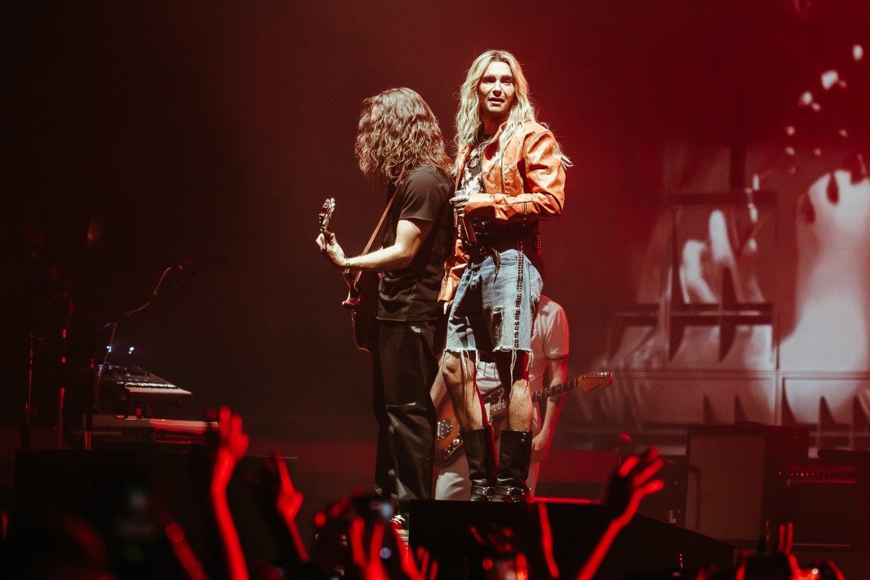 Gastspiel in der Hauptstadt: Kraftklub mit Tokio Hotel, Domiziana und Blond live. – Tokio Hotel.