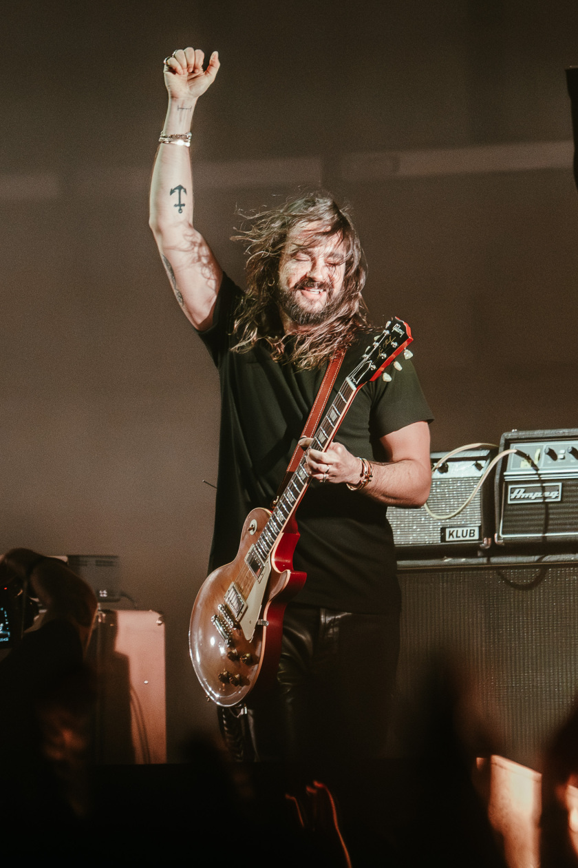 Gastspiel in der Hauptstadt: Kraftklub mit Tokio Hotel, Domiziana und Blond live. – Tom Kaulitz.