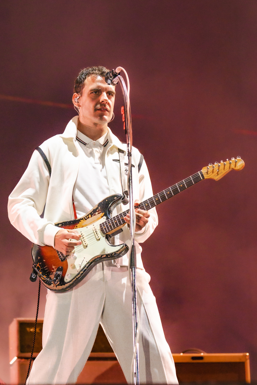 Die Chemnitzer waren einer der Festivalacts, auf die alle gewartet hatten. – Kraftklub.