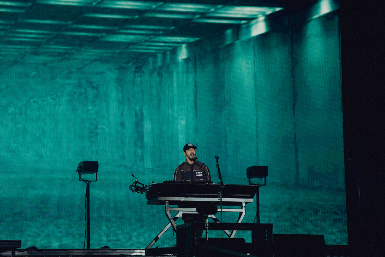 Linkin Park – Mike Shinoda, Emily Armstrong und Co. verkauften zweimal das Münchner Fußballstadion aus. – Mike.