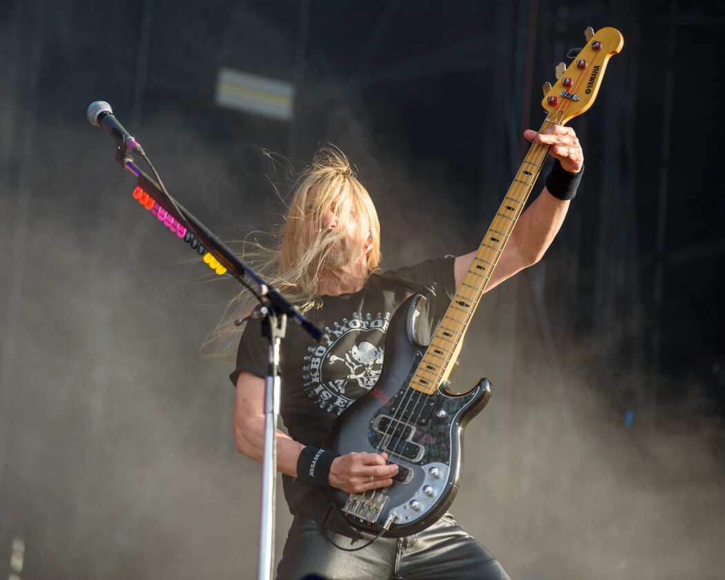 Megadeth – Als Dave Mustaine und Co. die Bühne betreten, geht Wacken steil. – James LoMenzo.