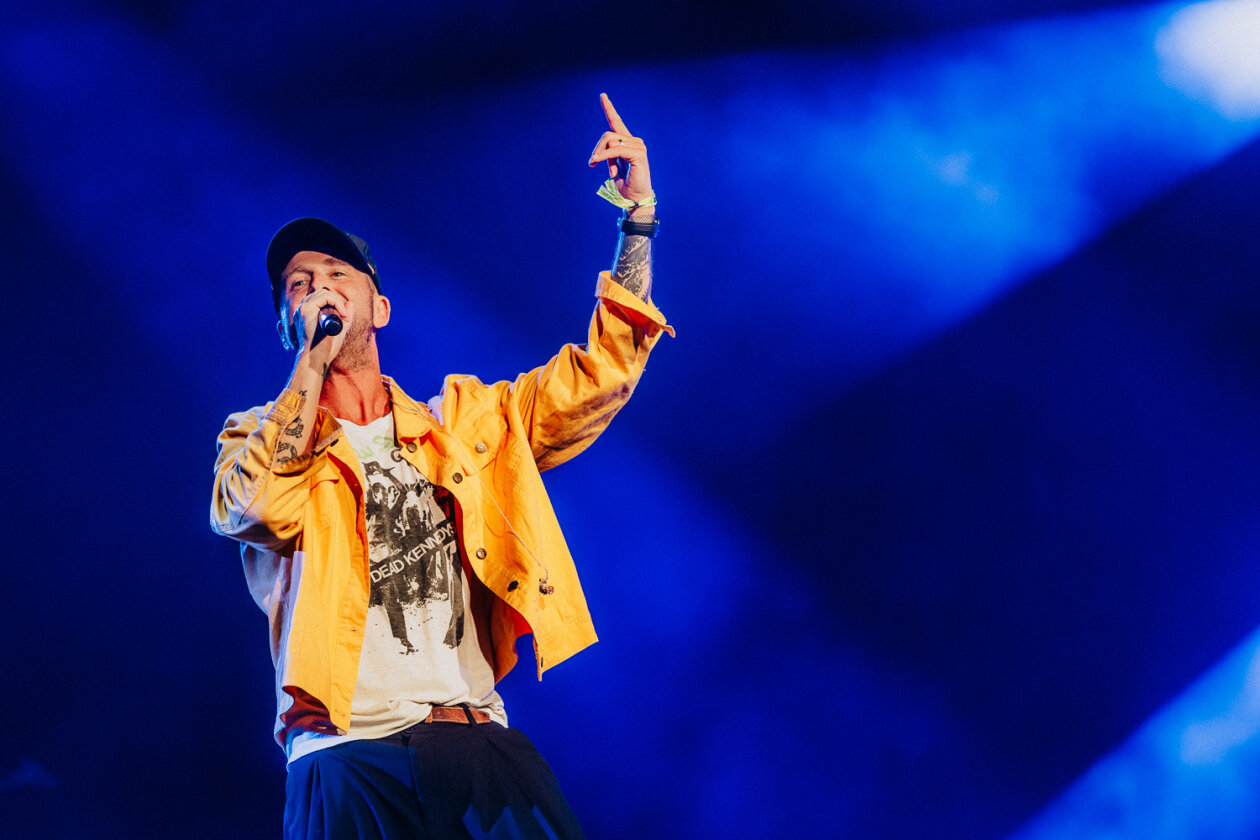 Zur Freude vieler Fans zu Gast in Berlin: Sänger Ryan Tedder und Kollegen. – One Republic.