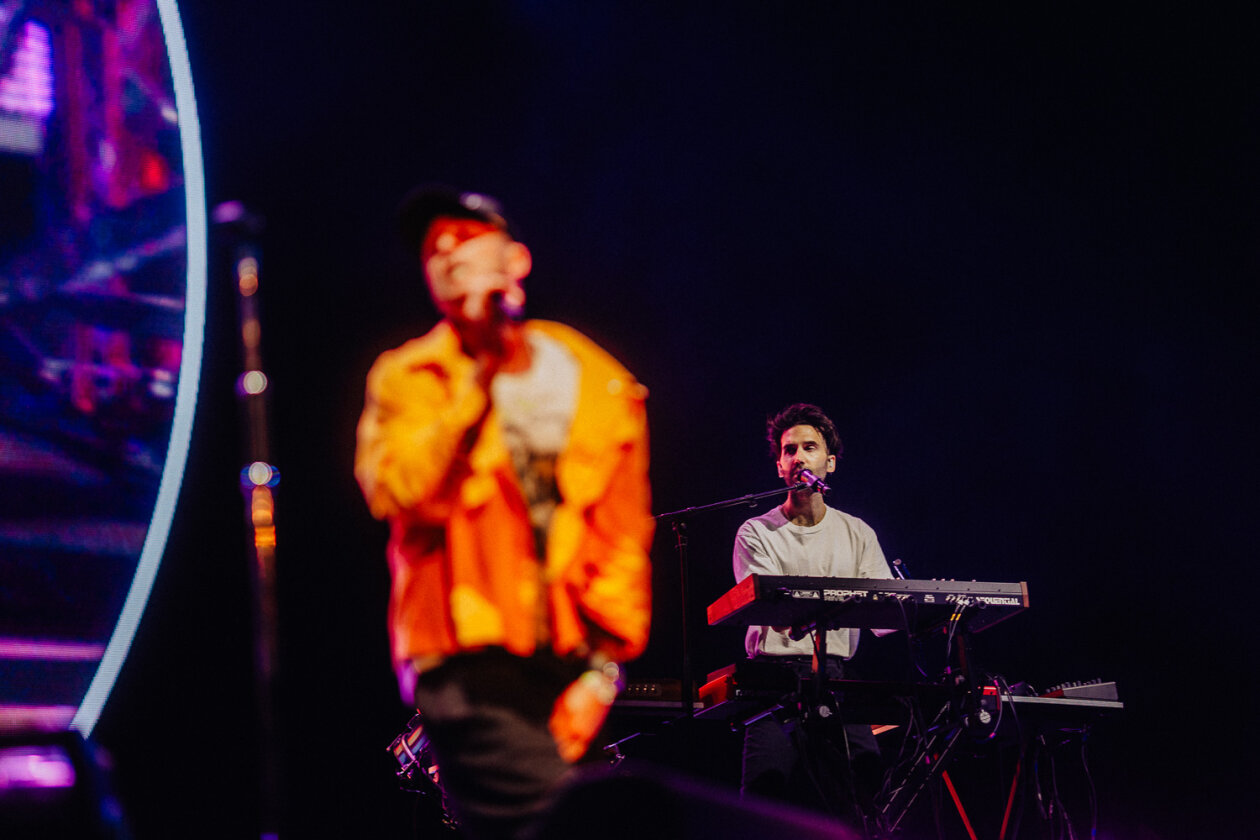 Zur Freude vieler Fans zu Gast in Berlin: Sänger Ryan Tedder und Kollegen. – One Republic.