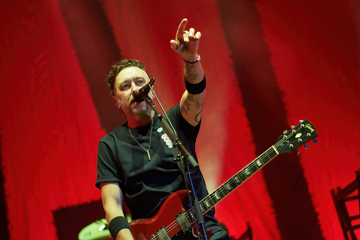 Rise Against – Mit neuer Musik auf Europatour: die Punk/Hardcore-Helden um Tim McIlrath. – Tim McIlrath.