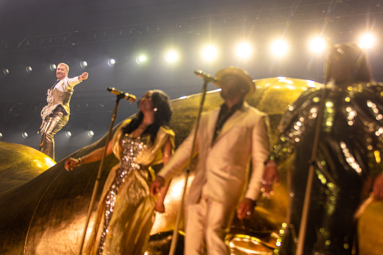 Oscar- und Grammy-gekrönt: Sam Smith auf Stippvisite in der Hauptstadt. – Sam Smith.