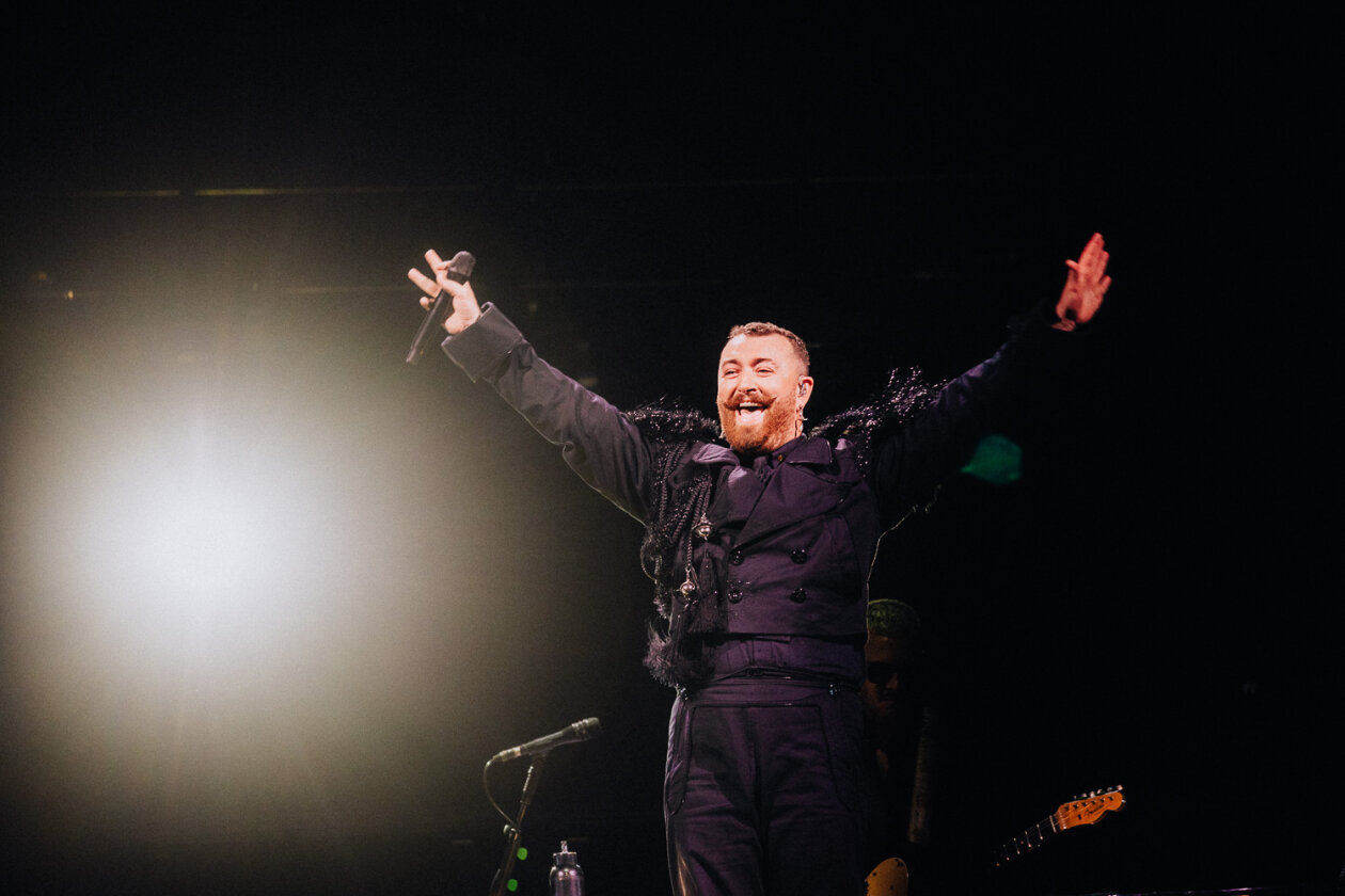 Der Popstar aus London trat am Festivalsonntag als Headliner auf. – Sam Smith.