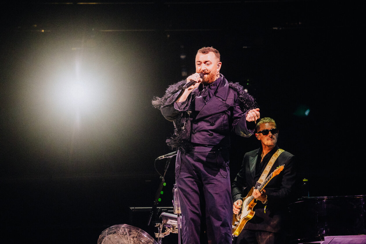 Der Popstar aus London trat am Festivalsonntag als Headliner auf. – Sam Smith.