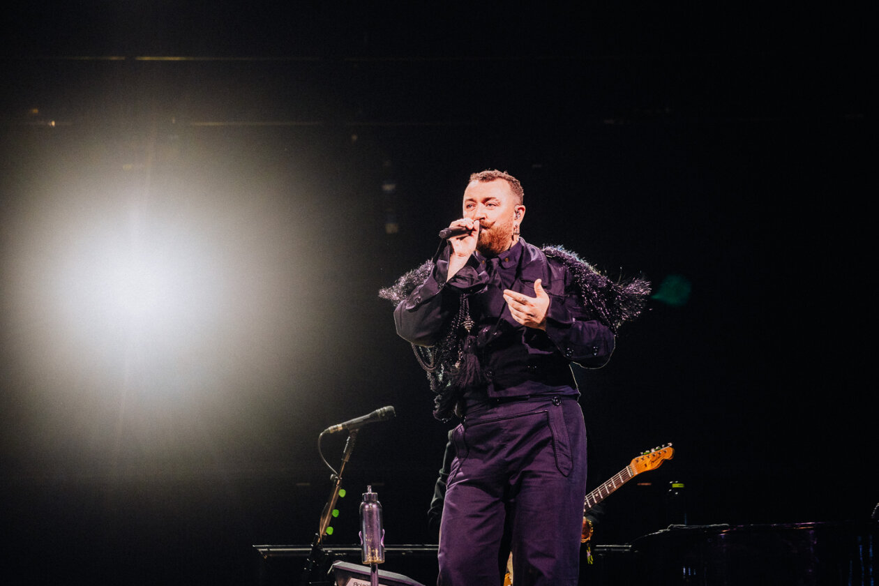 Der Popstar aus London trat am Festivalsonntag als Headliner auf. – Sam Smith.